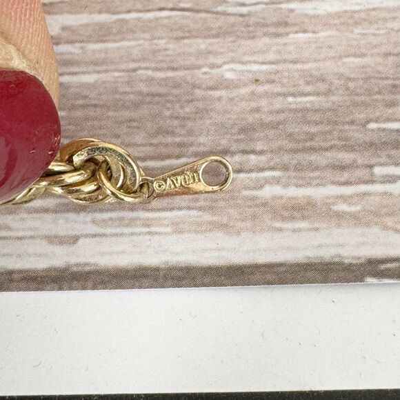 Avon Vintage Gold Tone Thick Chunky Rope Chain Necklace 24” - Picture 8 of 8